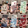 Jelly Casing For iPhone 7 Plus / 8 Plus Clear Silicone Soft TPU Back Cover Capa For iPhone 8 Plus Cute Rabbit Cat Phone Case