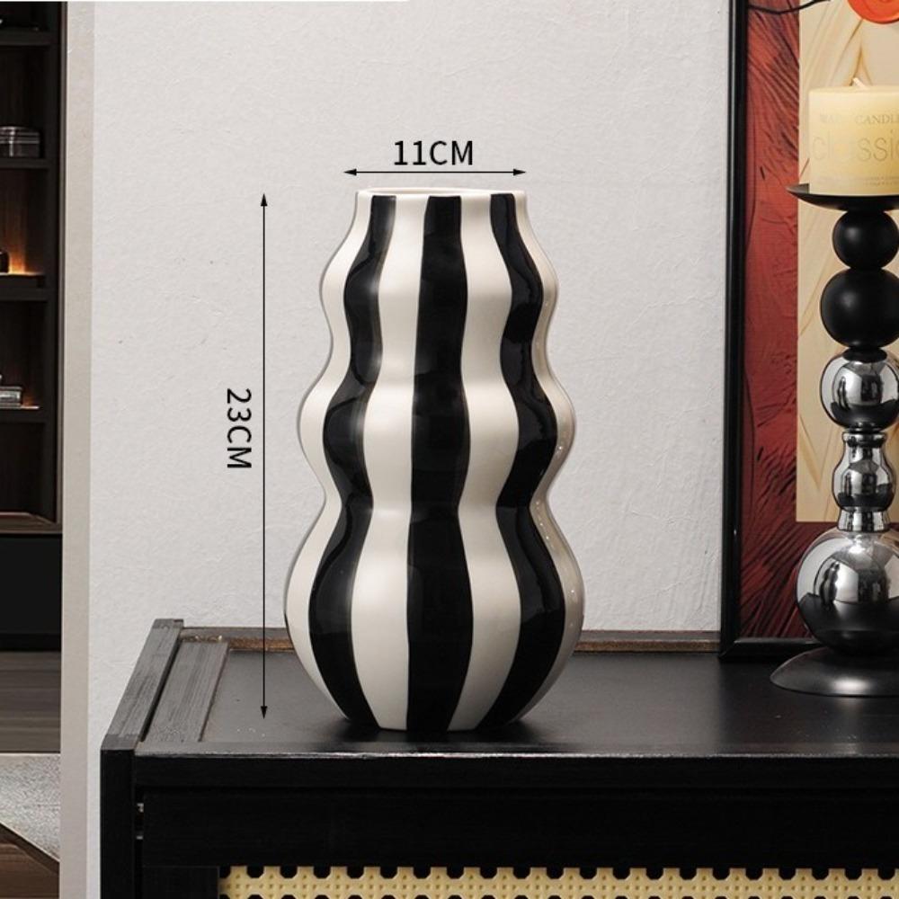 

Handmade Painted Vase Retro Style Flower Arrangement Vase Creative Art Vase Home Decor чёрный