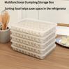 1PC dumpling storage box, frozen dumpling box for refrigerator, food grade dumplings, special tray for quick-frozen dumplings, fresh-keeping box.