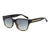 Korean Style Square Frame Sunglasses: Wood Grain Design, UV Protection for Women, Model 8892
