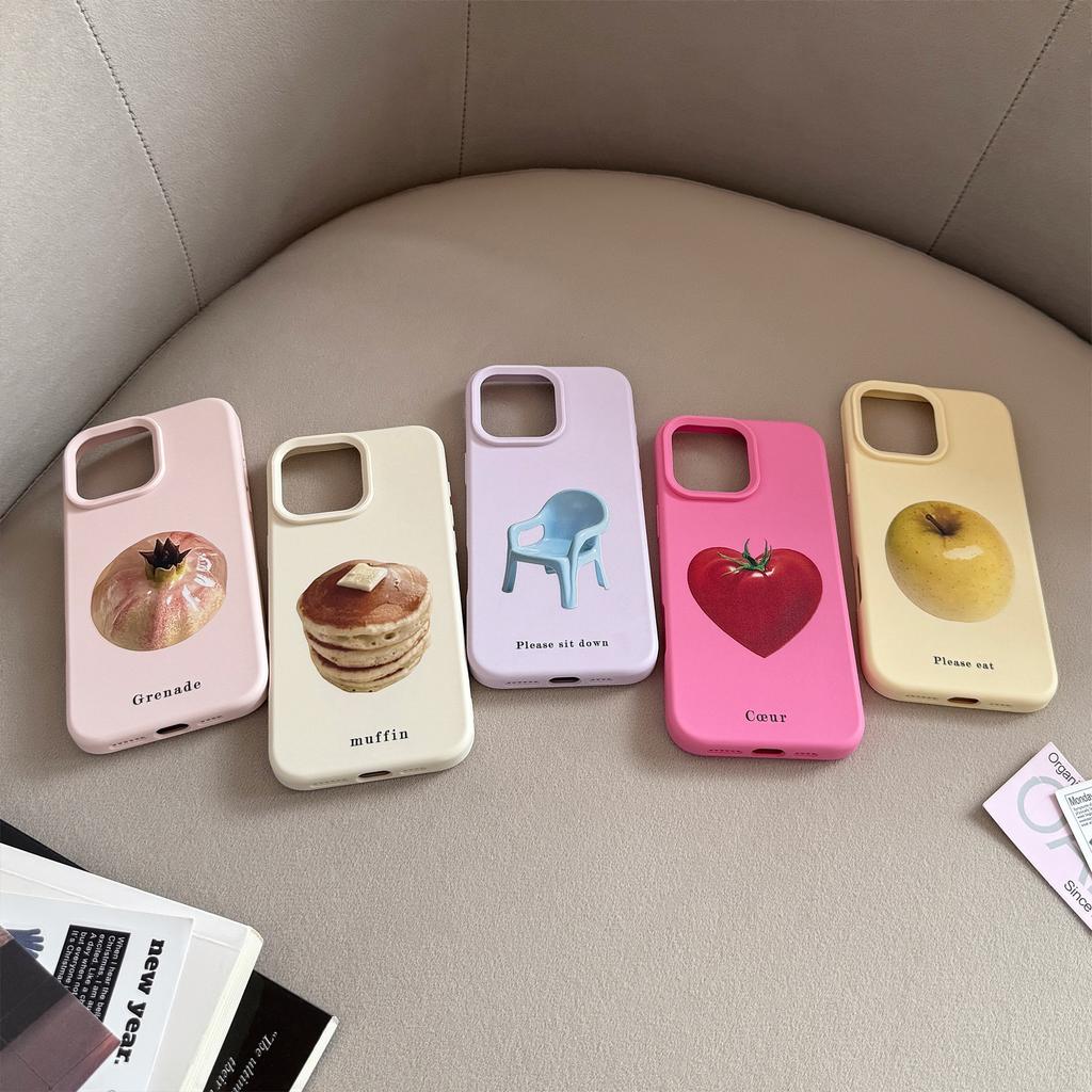 Fruit Suitable for Apple 16pro Max Mobile Phone Case Iphone17 Artistic Personality 14 Silicone 13 Soft 15