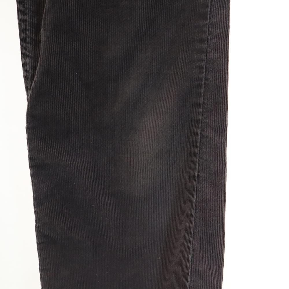 Levi's 80s Vintage Corduroy Pants W29 Charcoal Gray TALON ZIP Men's Used