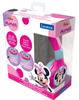 Lexibook wired and wireless Minnie Mouse genuine product Bluetooth-enabled headphones, design, foldable, HPBT010MN,