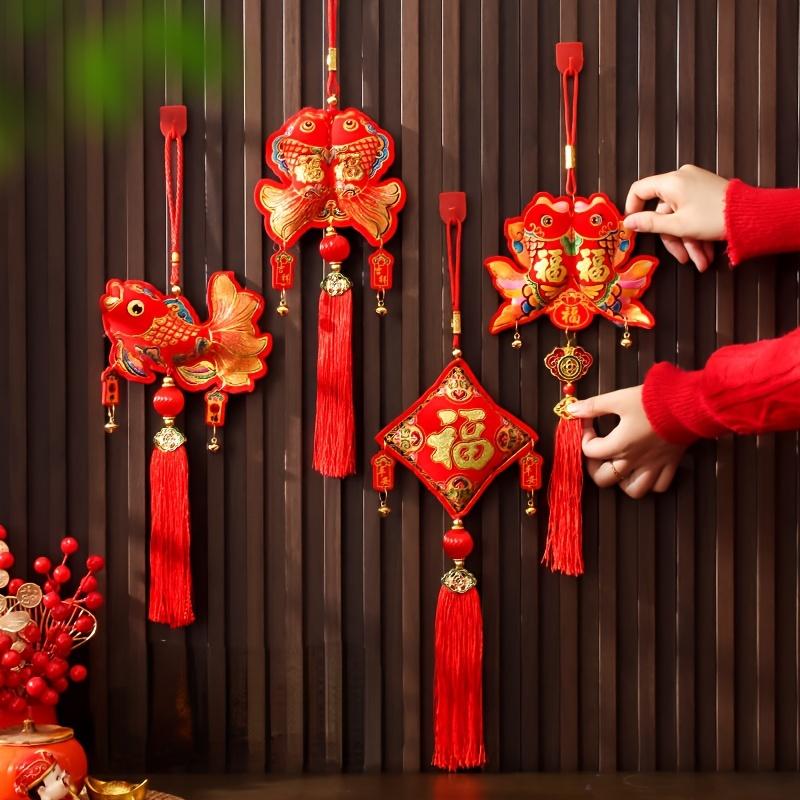 New Year Decoration Items Chinese Traditional Chinese New Year Hanging Strings Bell Hanging Decoration Spring Festival Lanterns