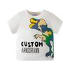 Korean Style Dinosaur Camouflage Short Sleeve T-Shirt for Boys