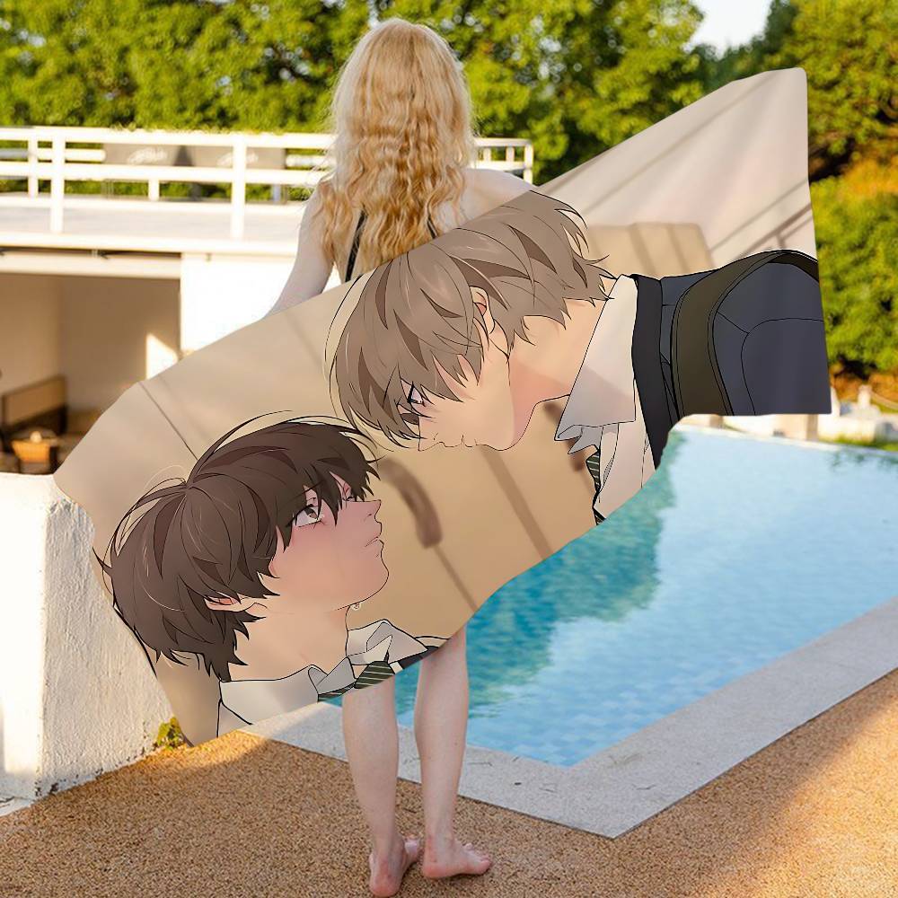 

Anime Lost In The Cloud Microfiber Beach Towel Absorbent Quick Dry Soft Yoga Swimming Resort Mountain Climbing Towel W40*H60(CM)