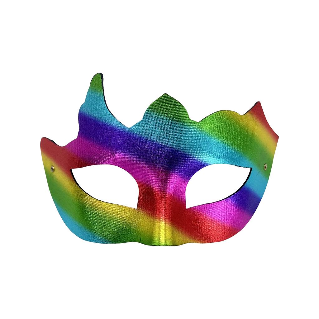Men's Half Face with Multiple Horns and Elastic for Costume Party