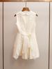 Yilizhuoya Elegant Beaded Doll Collar Lace Tie Camisole Dress for Women - Spring/Summer Collection