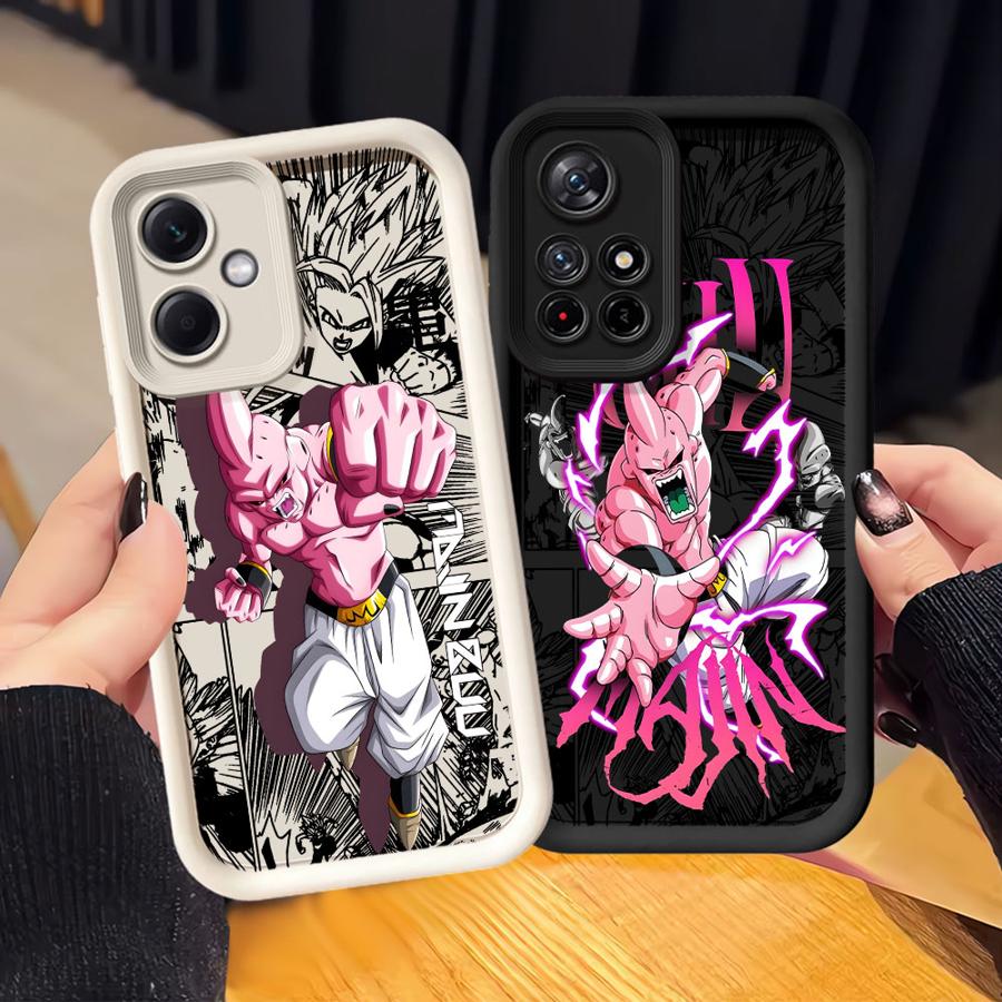 Soft Cover Phone Case for Xiaomi Redmi Note 12s 10 11 12 Pro 13 14 Pro Plus 11s Dragon Bll Majin Buu