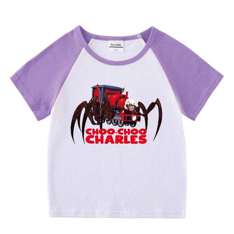 Kids' Summer Color Block Shorts & T-Shirt Set - Boys & Girls Casual Two-Piece Outfit