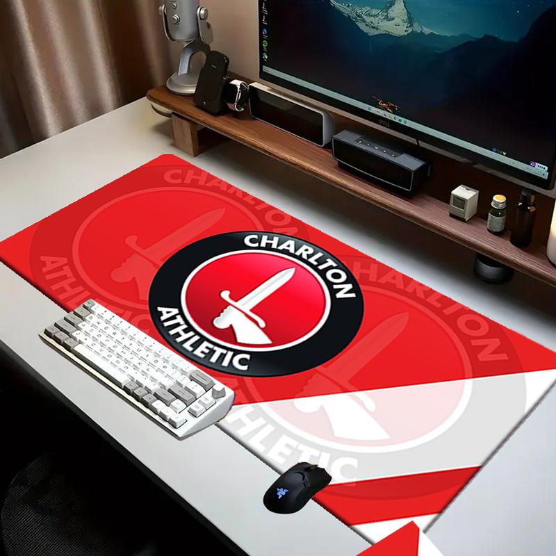 Charlton FC Crest   Mouse pad Office Desk Mat, Gaming Mouse Pad Mousepad, keyboard pad,Heavy-Duty Non-Slip Rubber Backing, Gift