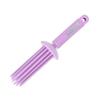 Curling Roll Comb 17 Round Teeth Easy Hair Insertion Hair Curling Roll Comb Styling Tool Purple