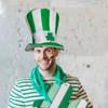 Patrick Day Adult Funny Party Hat Costume Clown Magician Dress Ireland Festival Canival Christmas Birthday Football Fans Cap