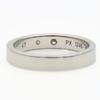 Used CARTIER Ring Engraved EU#47 47 Pt950Platinum/diamond 4.4g Platinum 2PD