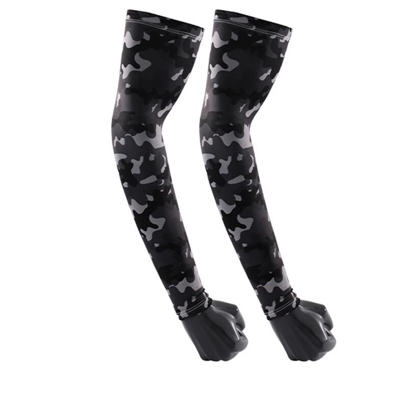 Miflame Men s Camouflage Ice Silk Arm Sleeves One Size
