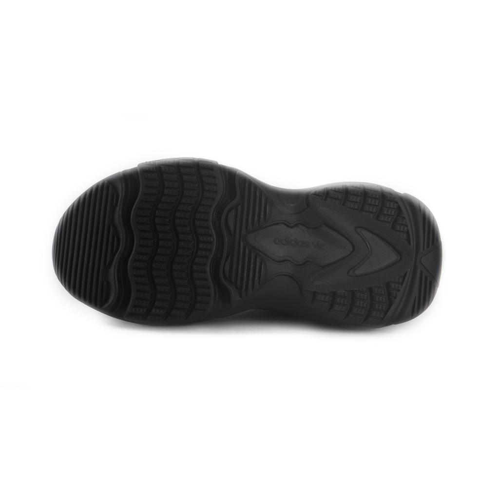 Adidas Originals OZGAIA Slip Resistant, Abrasion Resistant, Height Increasing Low top Casual Shoes Women's Black Silver IG6045(Team119-)