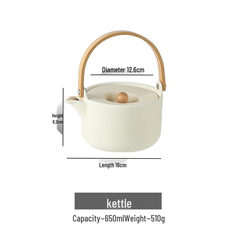 HANDUNYOU Ceramic Kung Fu Teapot