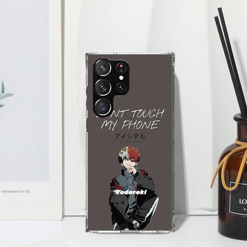 My Hero Todoroki Shoto Phone Case For Samsung Galaxy Note 20 Ultra 10 Plus 9 8 M11 M12 M21 M30S M32 M51 M52 J4 J6 + J8 Art Funda
