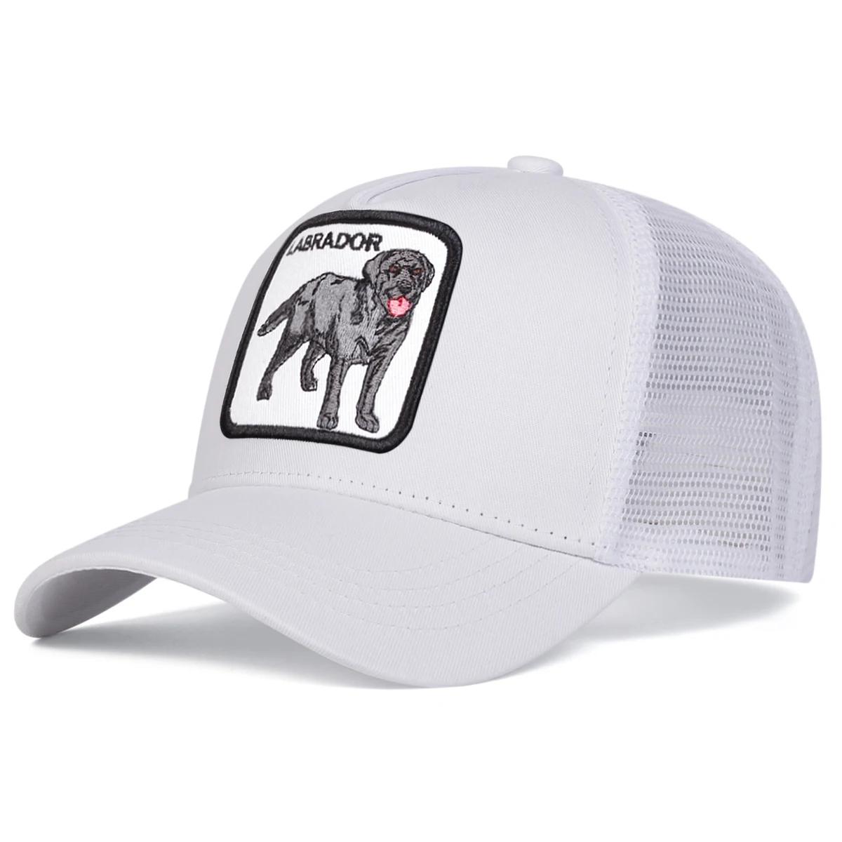 

Unisex Labrador Puppy Embroidery Baseball Net Caps Spring And Summer Outdoor Adjustable Casual Hats Sunscreen Hat Sports Cap