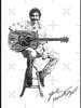 Jim Croce Jim Croce Original Ink Drawing Print Classic T-Shirt