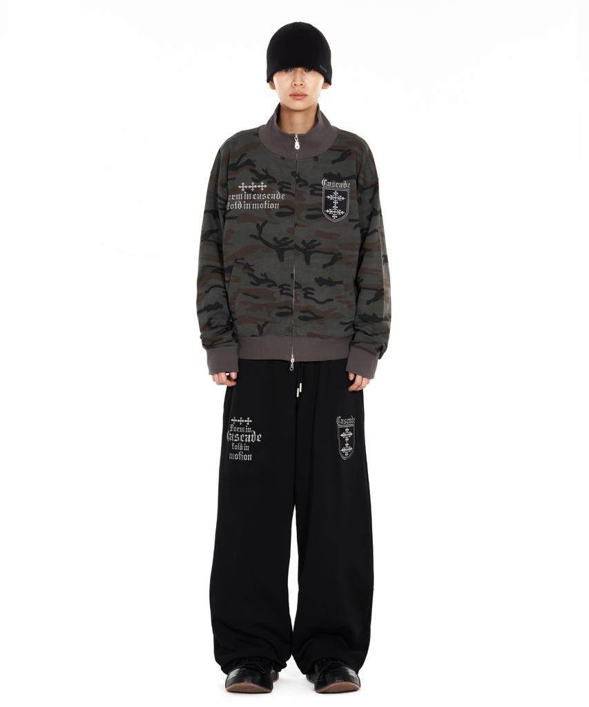 I Don'T Wanna Sell Cross Layered Sweat Pants Black