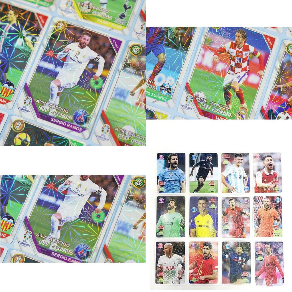 Premium Football Star Cards European Cup Cristiano Ronaldo Neymar Messi Collectible