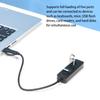Multiple Port USB3.0 Hubs Featuring SDTF Card Slots 2 USB2.0 Port Data Transfer Adapters For Computer Tablets
