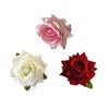 Women Hairpin French Style Artificial Rose Flower Decor Hair Clip Anti-slip Teeth Side Bang Hair Pin Holiday Leisure Hair Accessory