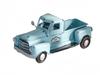 Haverain Tin Style Truck Miniature Car Antique Retro Miniature Decoration Display Ornament Interior Object Stylish (blue)