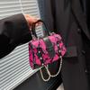 Exquisite Ladies Small Handbags Versatile Snake Patterned Mini Shoulder Bags for Women Portable Coin Purse Pendant Headphone Bag