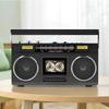 Portable Vintage Retro USB AM/FM Multiband Radio Stereo Wireless Bluetooth Boombox Mp3 Audio Cassette Tape Player Recorder TF