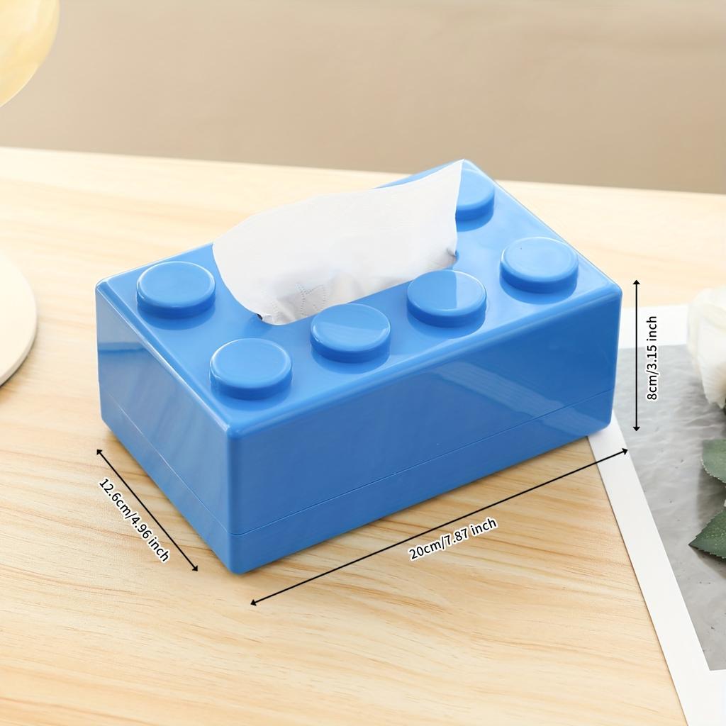 Plastic Decorative Tissue Box Holder Wall Mounted Desktop Creative Storage Suitable for Home Kitchen, Bedroom, Living Room