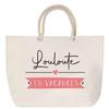 Beach Bag - PLANETEE - Louloute On Holiday - Rope Handle - Large Size - Customizable