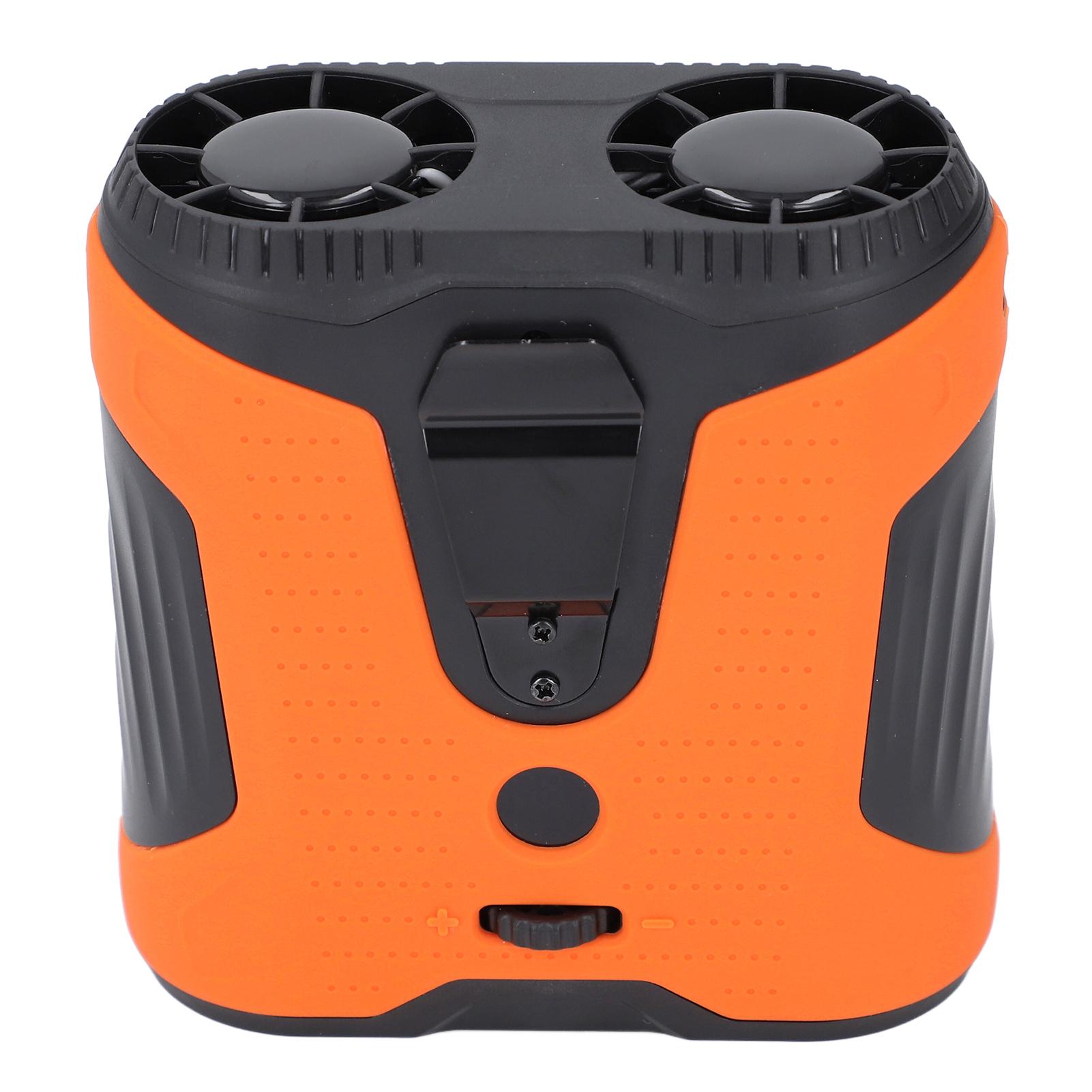 

Поясной вентилятор, время работы 16 часов, аккумулятор 10000 мАч, ЖК-дисплей, носимый персональный вентилятор с зажимом, фонариком и