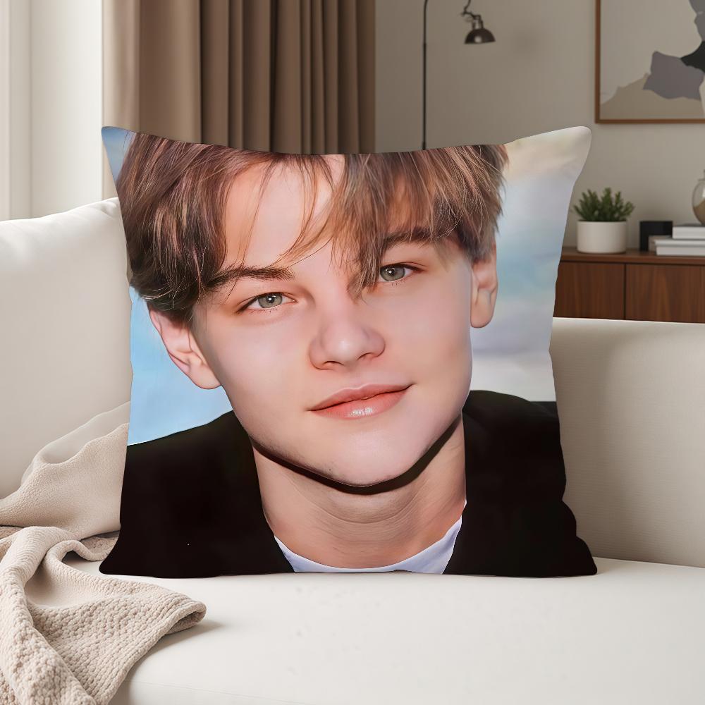 Actor Lleonardo DiCaprio Pillow Case Suitable For Bedrooms Living Rooms Cars Home Decoration