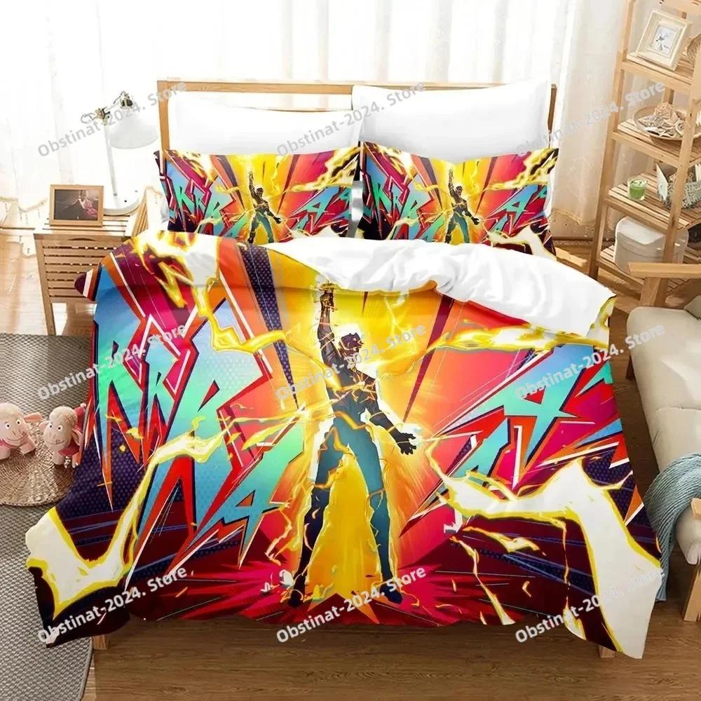 Anime Game Hi-Fi Rush Bedding Set Printed Bed Set With Pillowcase Bed Duvet Cover Soft Single Double Queen Super King Size