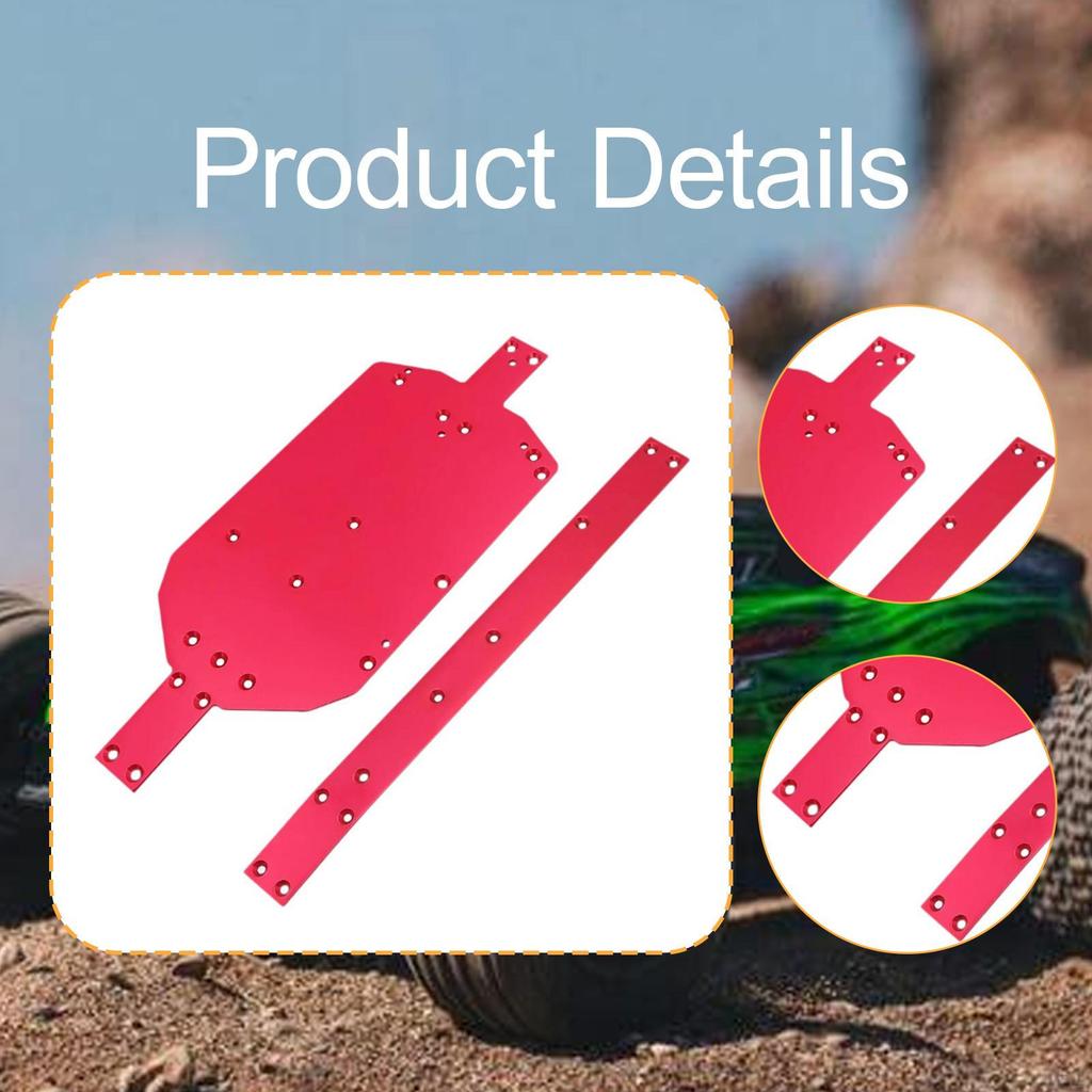 Metal Chassis Guard Plate Replace Parts with Reinforcement Stiffener for 14209