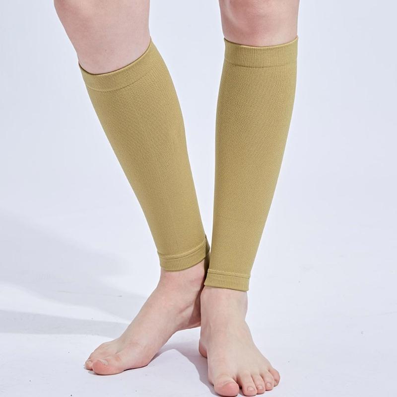 1 Pair Calf Compression Sleeve Leg Sleeve Brace for Shin Splints Pains Relief Footless Compression Socks for Football
