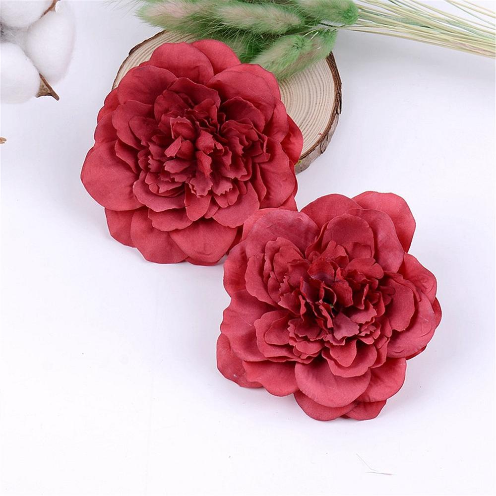 5 Stück 10CM Große Künstliche Pfingstrose Blume Hohe Qualität Seidenrose Für Hochzeitsparty Heimdekoration DIY Kranz Geschenk Clipart Blume