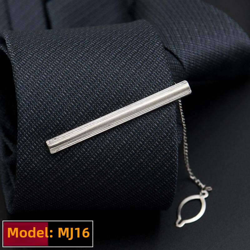 

Мужской серебряный зажим для галстука — формальный, простой, профессиональный аксессуар