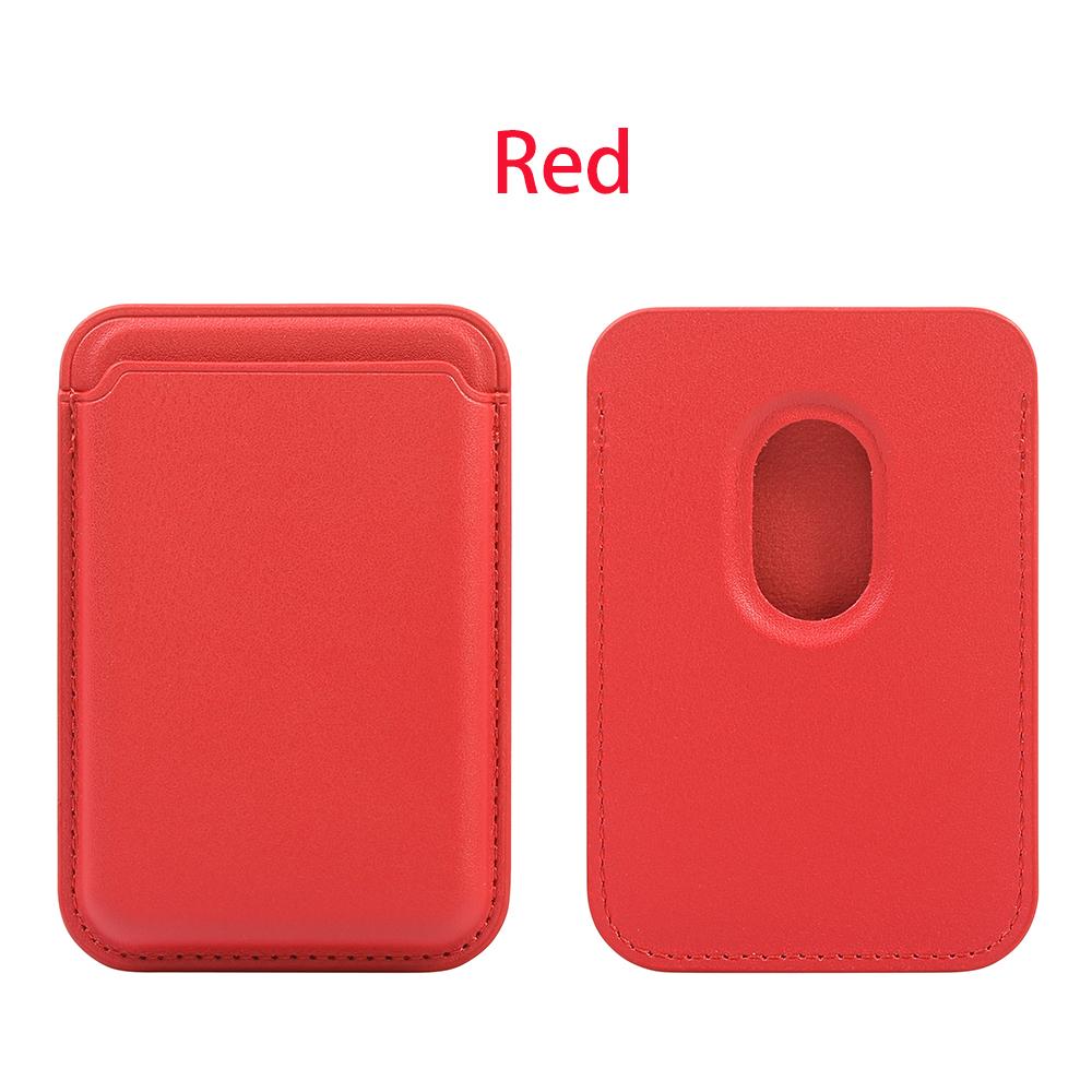 Carteira Magnética Universal de Couro MagSafe Porta-Cartões Bolso para Cartões com Fixação Forte para Iphone Samsung Xiaomi OPPO Motorola Google