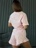 European & American Leopard Print Pajama Set: Loose Short Sleeve Top & Shorts for Women (2025 Collection)