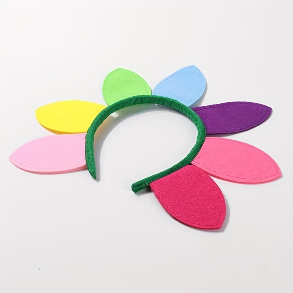 1pcs - Funny Cute Hair Hoop - Colorful Sunflower Decor Headband - Costume Headband For Hair Decoration