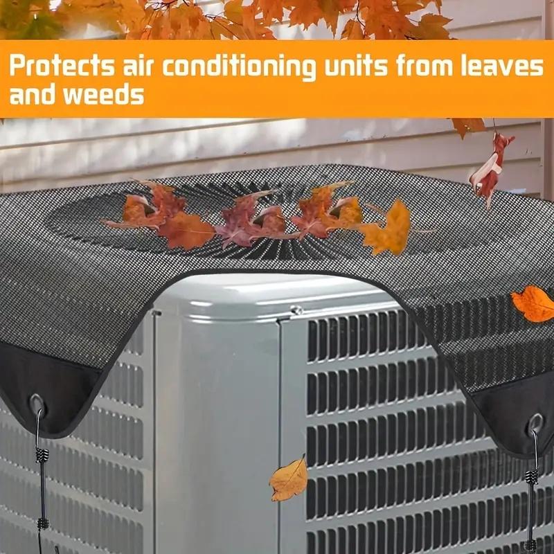 [Outdoor Air Conditioner Cover] Outdoor Air Conditioner ,Windproof, Mesh Ventilation - Dust and Debris Protection Accessory