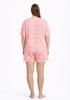 Women's Pajamas 4XL Cotton Short Sleeve Nice For Summer Loose Shorts Soft