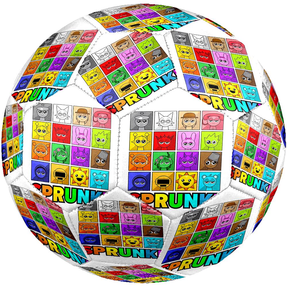 Sprunki Theme Size 5 Soccer Ball, Suitable for Both Indoor and Outdoor Matches, a Gift Suitable for Everyone.