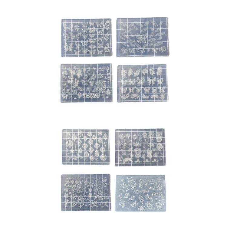 4PCS Nails Art Silicone Mold Butterfly Theme Manicure Training Tool Professional Manicure Supplies for Various Occasion