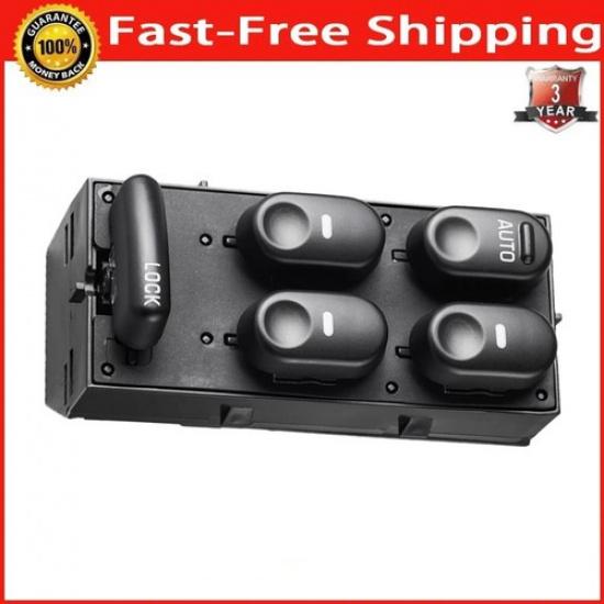 Driver Side Master Power Window Switch Fit for 1997-2005 BUICK CENTURY 3.1L V6