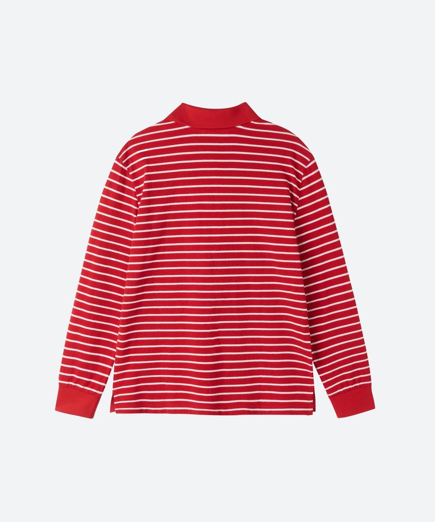 MOONSUN M.C Stripe Pk Shirt / Red Pink