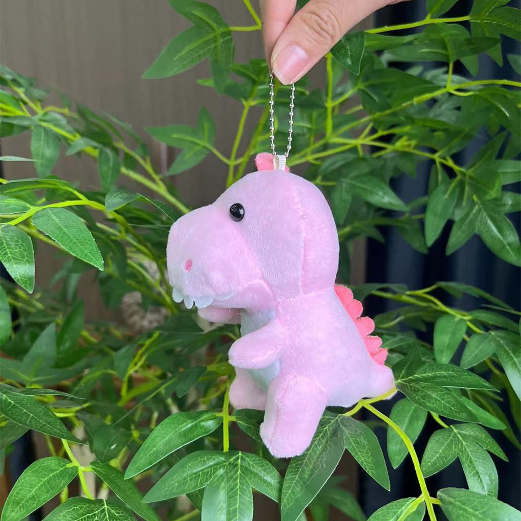 Fun Adorable And Dinosaur Plush Keychain Cute Cartoon Doll Perfect For Bags And Accessories